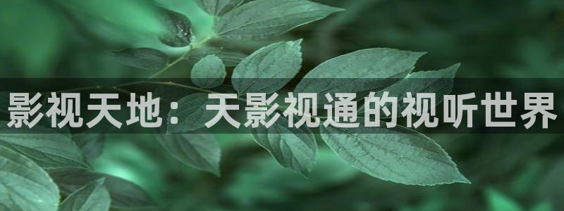 亚洲国产嫩草影院：影视天地：天影视通的视听世界